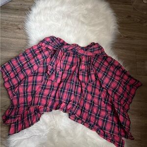 Plaid Pink Skirt